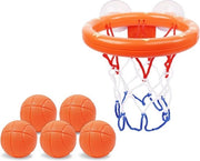 Mini Basket per Bambini con Morsa Robusta e 5 Palloni