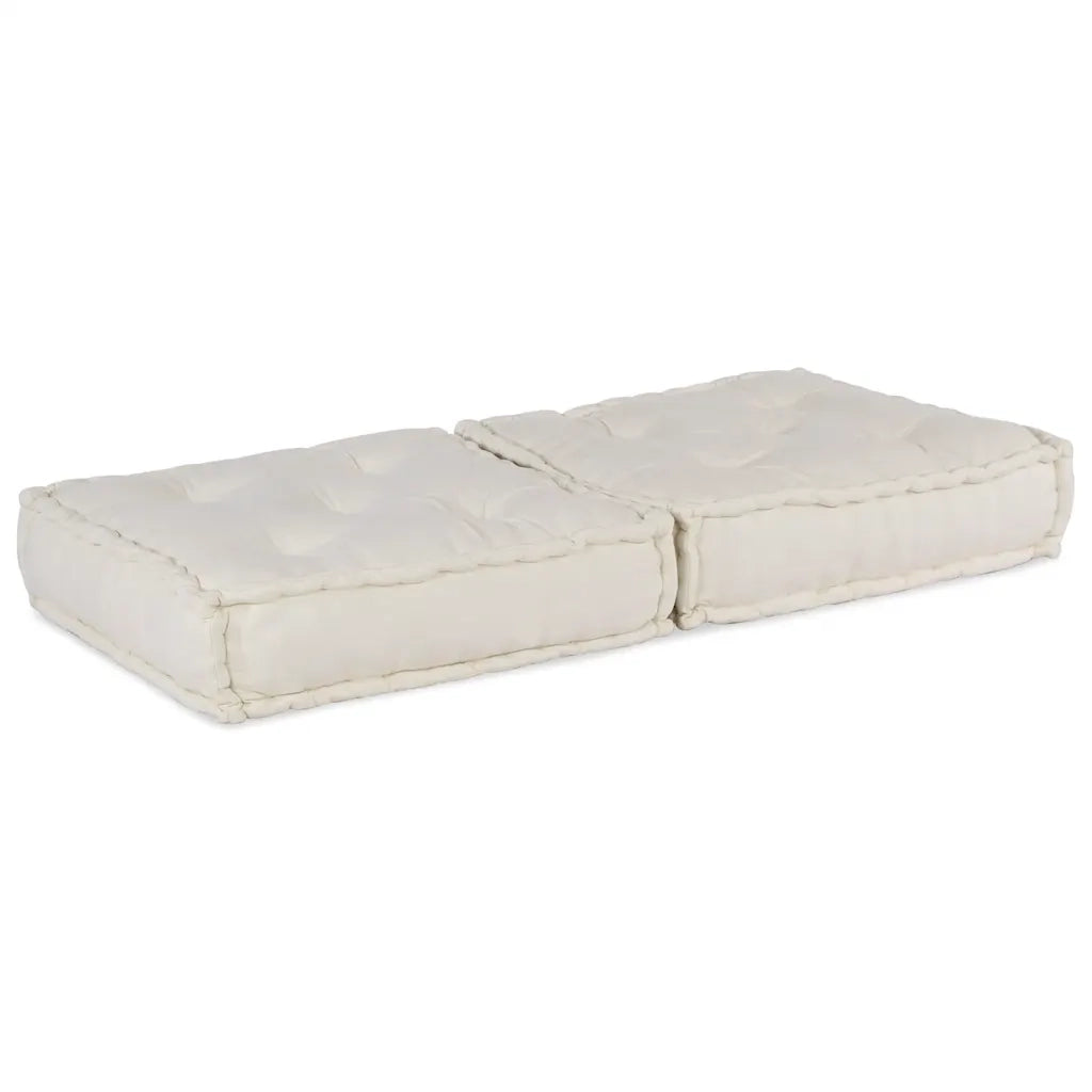 Divano Componibile Crema 70x70x36 in Tessuto 4019023