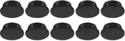 Stopper flexibile 30mm - 10 pezzi - Adatto per fori 29mm - Nero
