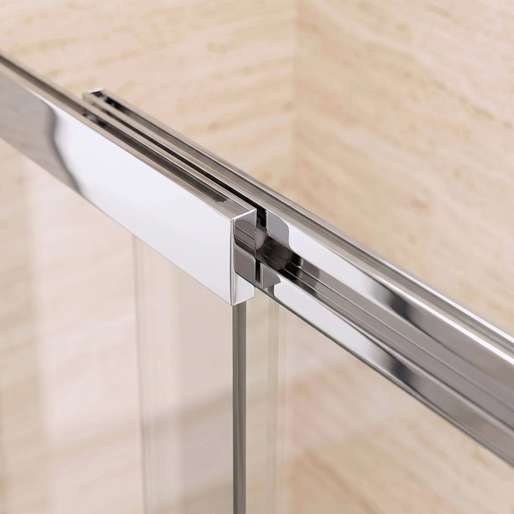 Paravento Vasca Scorrevole Rea Dario Chrome 120