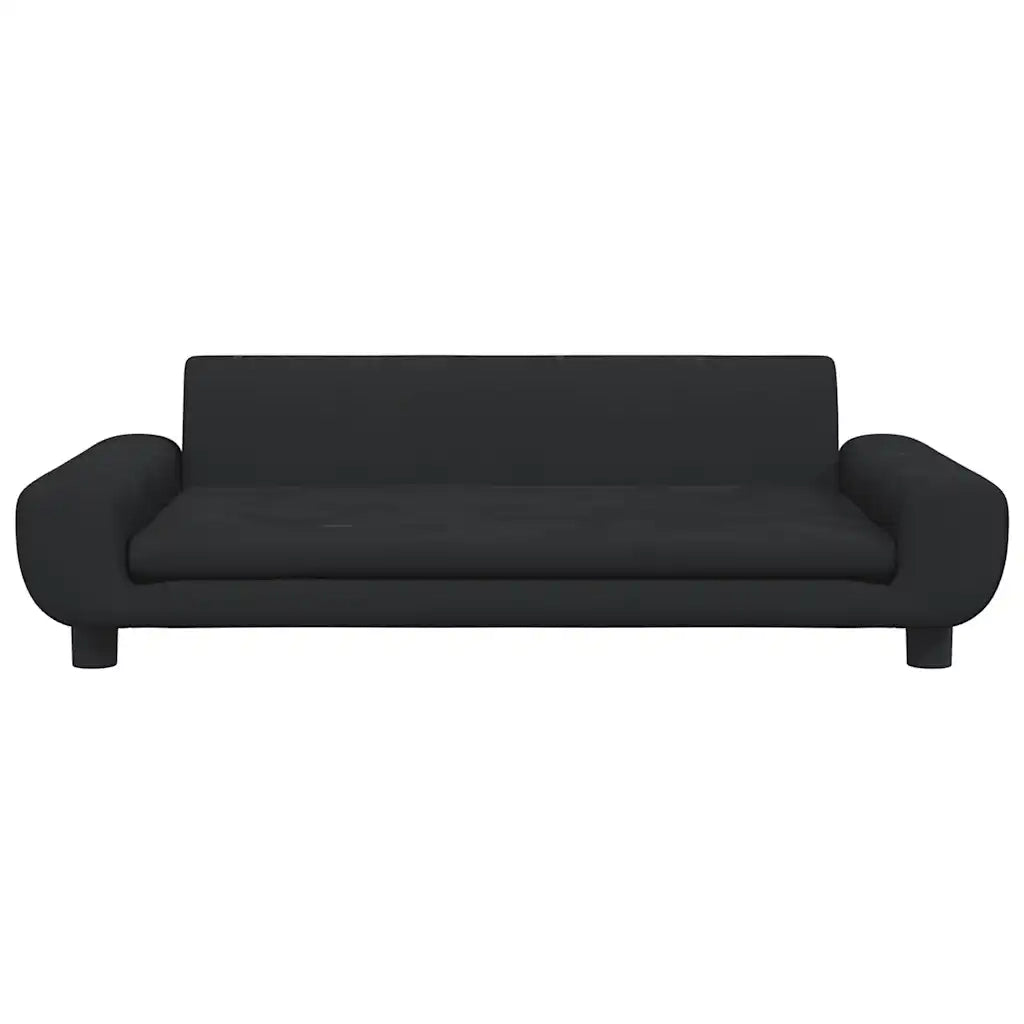 Lettino per Cani Nero 100x54x33 cm in Vellutocod mxl 95246