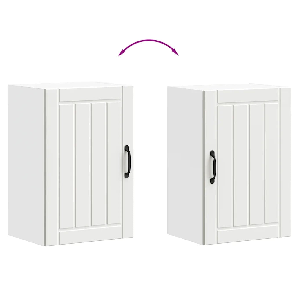 Pensile da Cucina Lucca Bianco in Legno Multistrato 853787