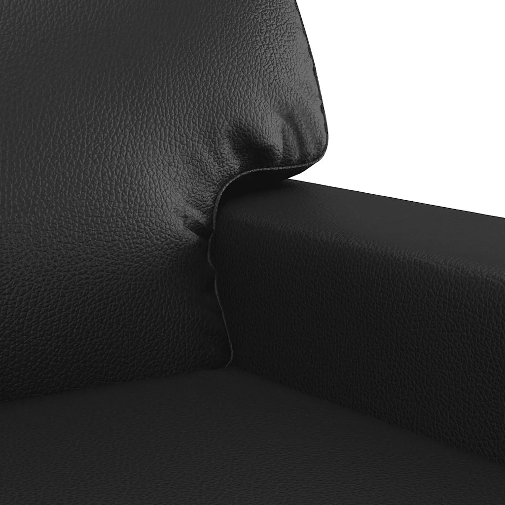 Poltrona | Sedia Relax Nera 60 cm in Similpelle