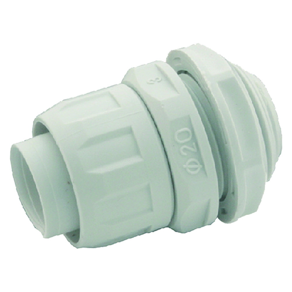 RACCORDO GIREVOLE PER TUBO/GUAINA Ã¸ mm 20- 25 pezzi