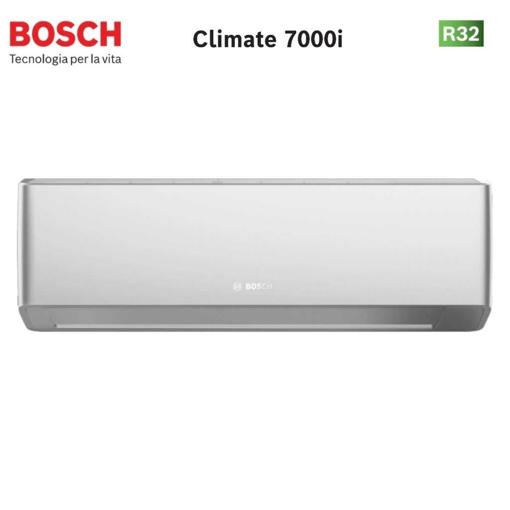 Condizionatore Dual Split Bosch Climate 7000i Silver 7+18 con 5000M 53/2 E R-32 Wi-Fi Integrato