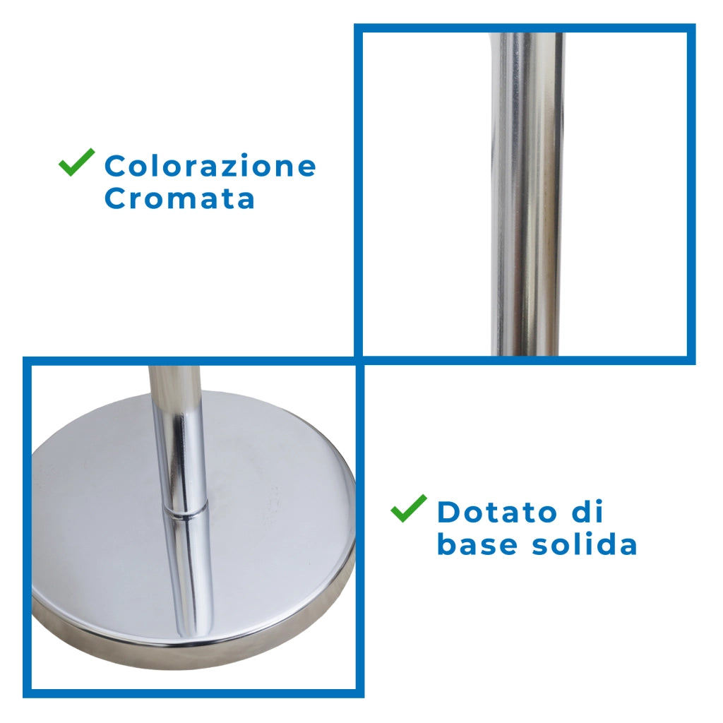 MAURY'S PORTA ASCIUGAMANI DA TERRA IN ACCIAIO