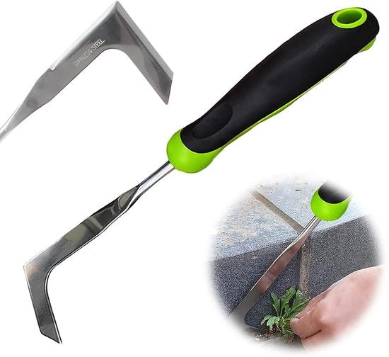 Strumento per la rimozione dell'erbaccia con lama lunga - Pulitore di superfici - Rimozione dell'erbaccia - Manutenzione del giardino - Rimozione della muffa - Peso ridotto 190 gram