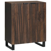 Credenza Marrone 60 x 33.5 x 75 cm Legno massello di mango