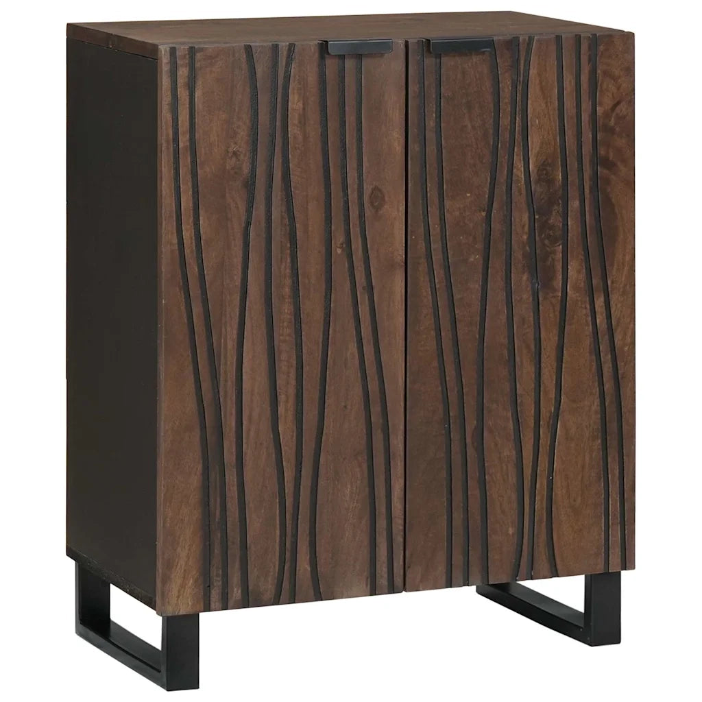 Credenza Marrone 60 x 33.5 x 75 cm Legno massello di mango