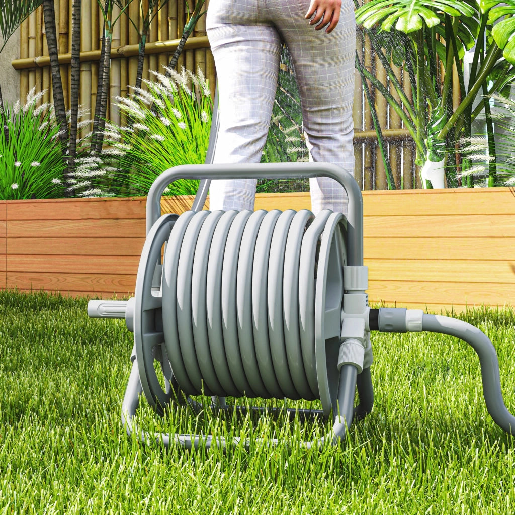 Avvolgitubo per irrigazione 20m ¨C zephmum ¨C con lancia regolabile 2 in 1