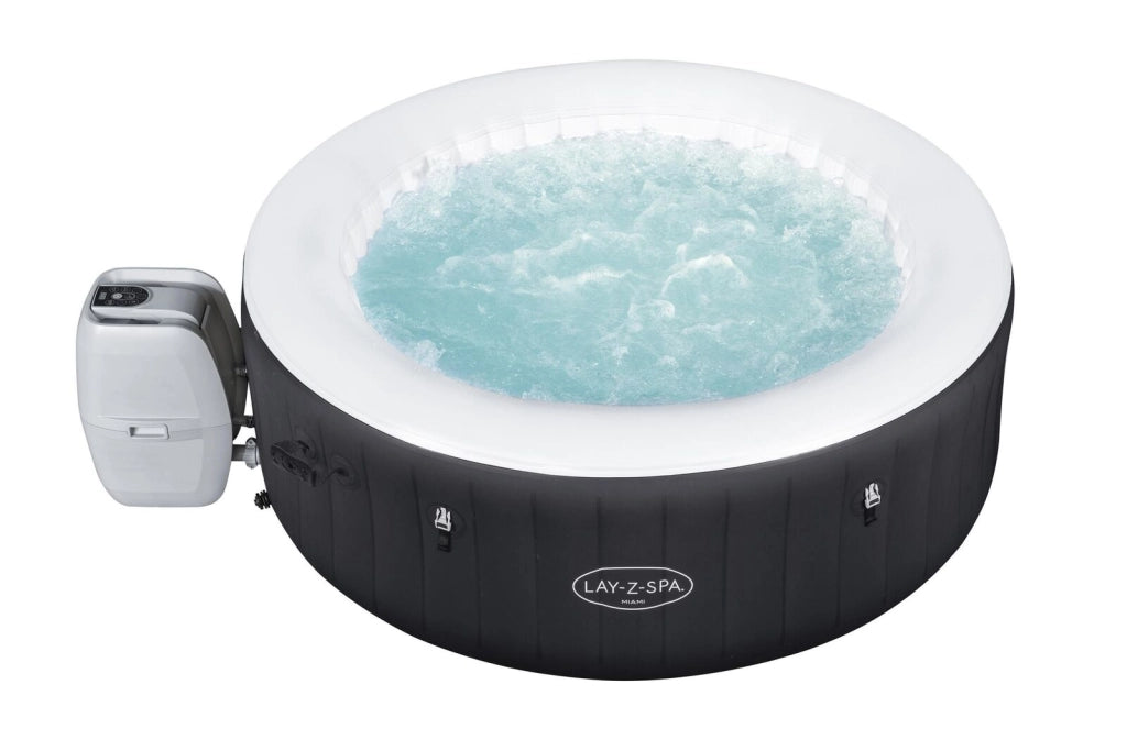 Bestway 60001 vasca idromassaggio e spa 669 L 4 persona(e) Rotondo Nero, Grigio, Bianco