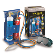 Kit Saldatura a Gas con Cannello Punte Bombole e Occhiali Oxygas Kemper