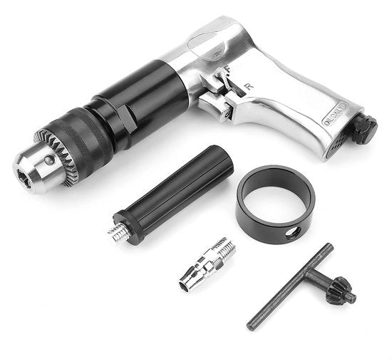 Perceuse pneumatica - Robusta macchina da forare - 900 giri/min - 1/2 pollice - Capacità di foratura 1,5-13 mm - Peso 1630g - Materiale di alta qualità - Macchina da forare pneumatica