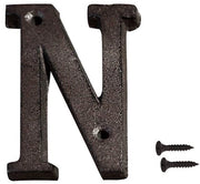 Huisnummer in Acciaio Durissimo 7,5 cm - Nero - Installazione Facile - Ideale per l'Uso Residenziale - Qualità Premium - Etichetta dell'Indirizzo