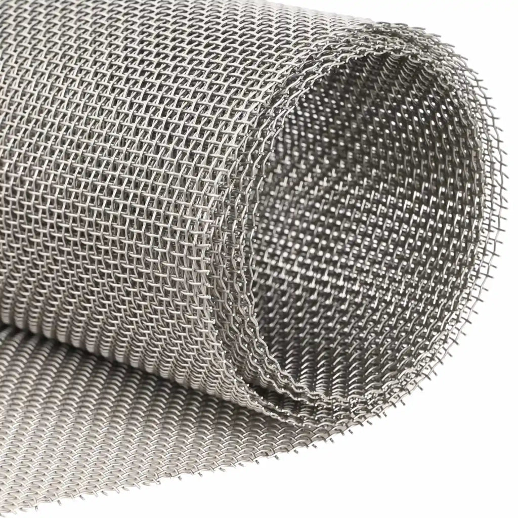 Rete per schermatura 100 x 500 cm 8 Mesh Argento 42039675