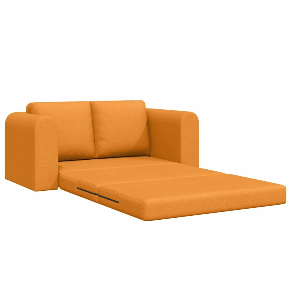 Divano letto | Sof¨¤ letto | Letto singolo 60cm Giallo Scuro Tessuto