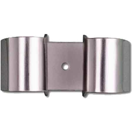 PORTASCOPA A MOLLA IN ACCIAIO INOX 1 posto