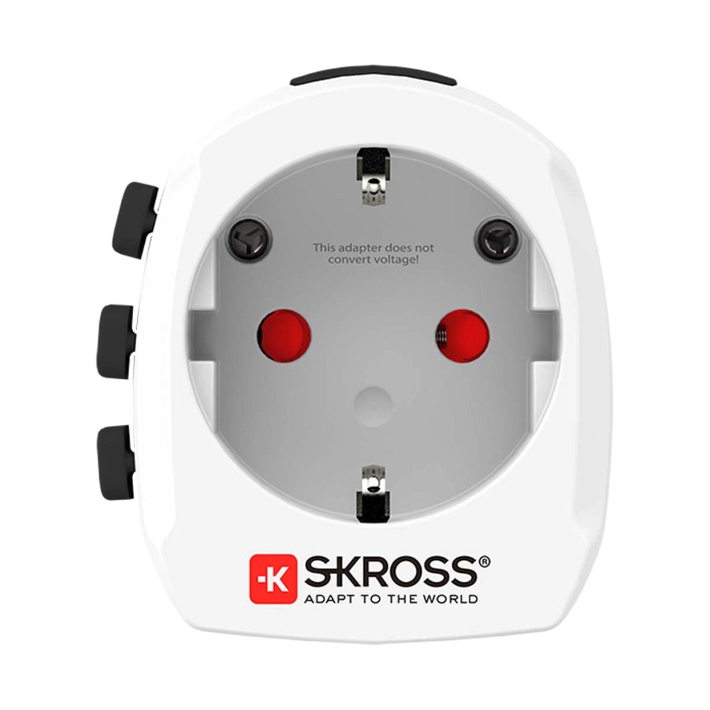 Adattatore da viaggio Pro World prese universali Bianco Skross