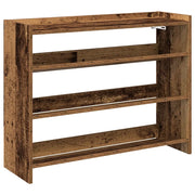 Scarpiera | Mobile per scarpe Legno Antico 80x25x62 cm in Legno Multistrato