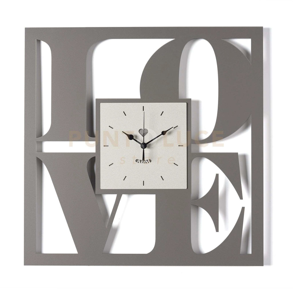 Orologio da parete di design Love Fango,avorio