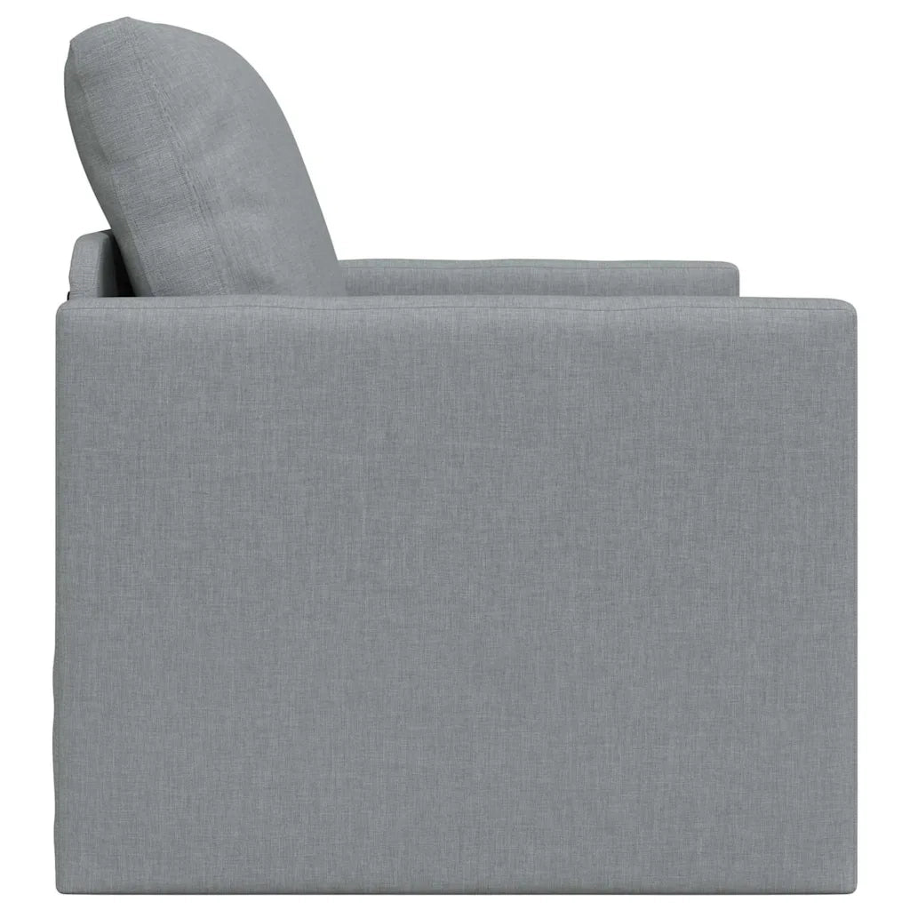 Divano letto | Sof¨¤ letto | Letto singolo 60cm Grigio chiaro Tessuto