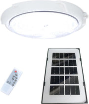 Luce a Soffitto a Energia Solare 100W - Luce LED per Interno con Comando a Distanza e Timer per Scuderie e Garaghi