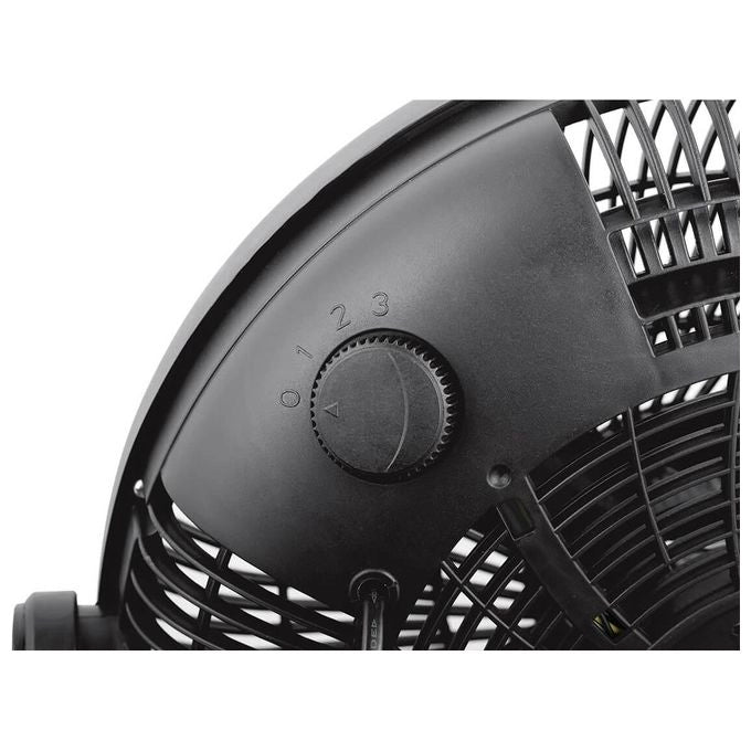 Ardes Ventilatore Box Fan 5 Pale 3 Velocita' 40cm Nero per una Ventilazione Efficace e Silenziosa in Ambienti Domestici