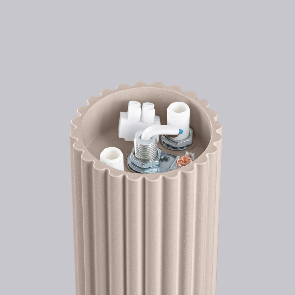 Lampada da soffitto HALO tortora IP44