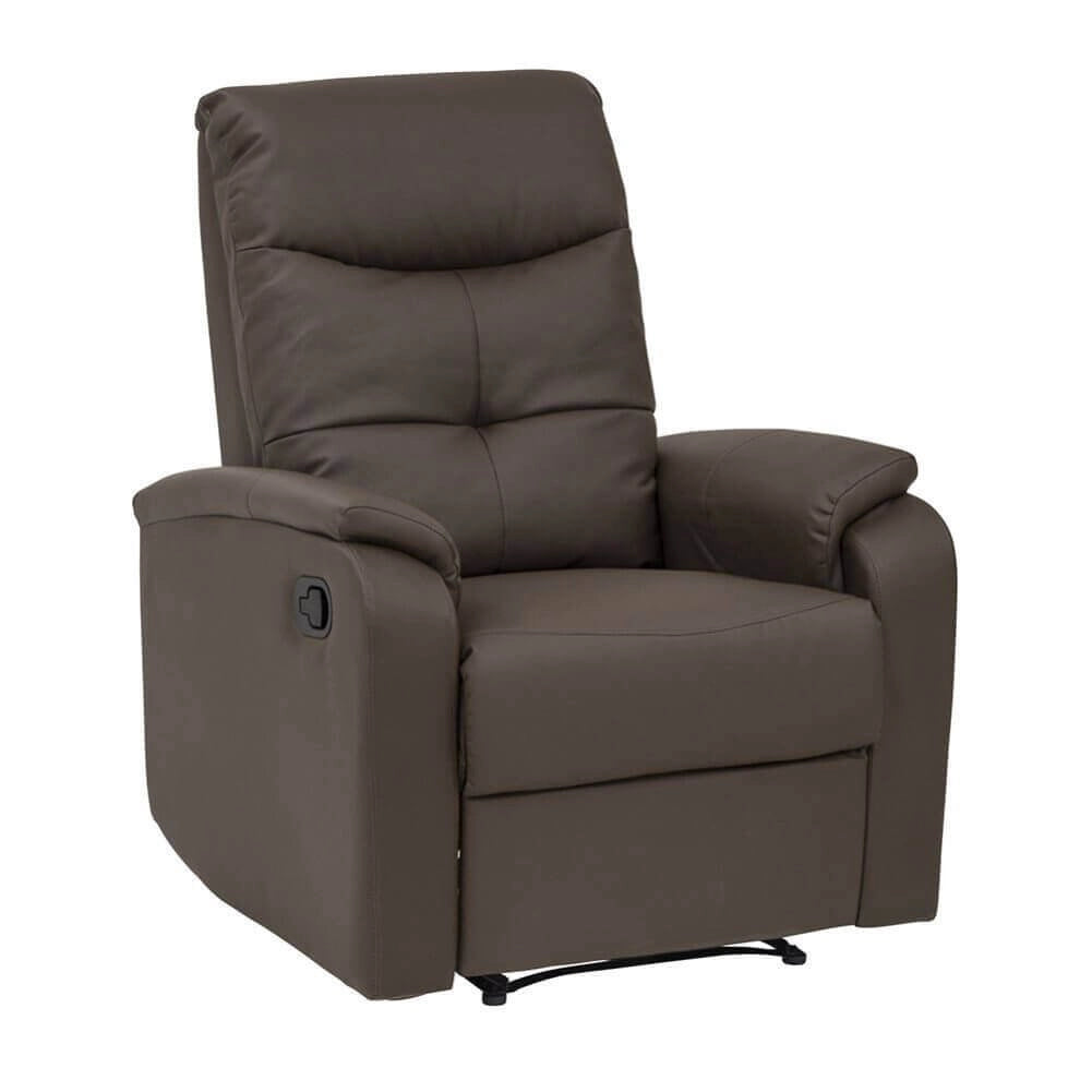 Poltrona reclinabile in Ecopelle cm 76x89x100 - NET