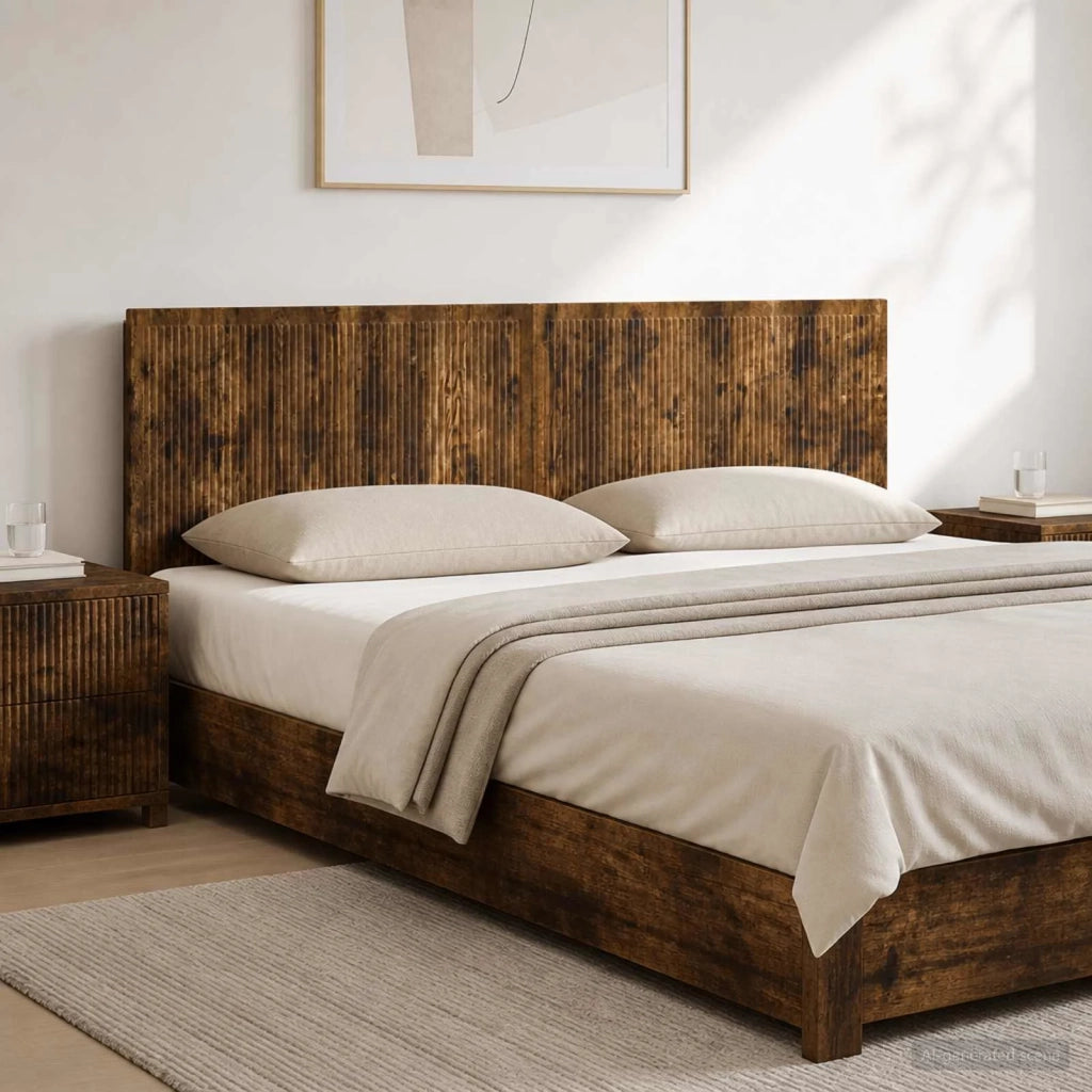 Testiera da Muro EDE Rovere Fumo Legno ingegnerizzato 896060