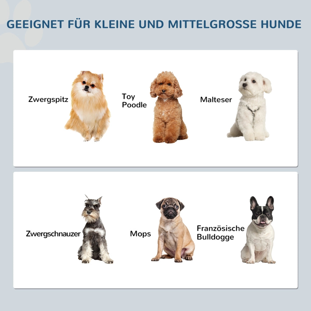 Stazione Cibo per Cane ¨C Minimal ¨C Grigio 44x24x15cm