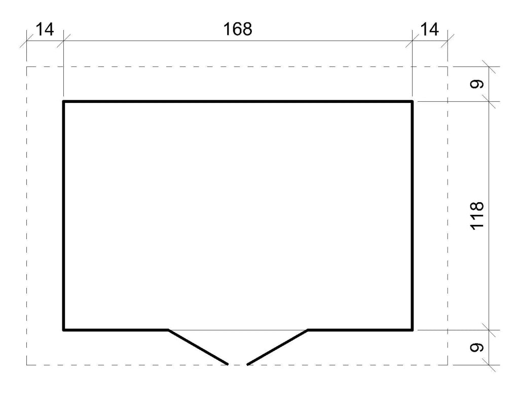 TIMBELA M367 Casetta da Giardino in Legno - 1.98 m2