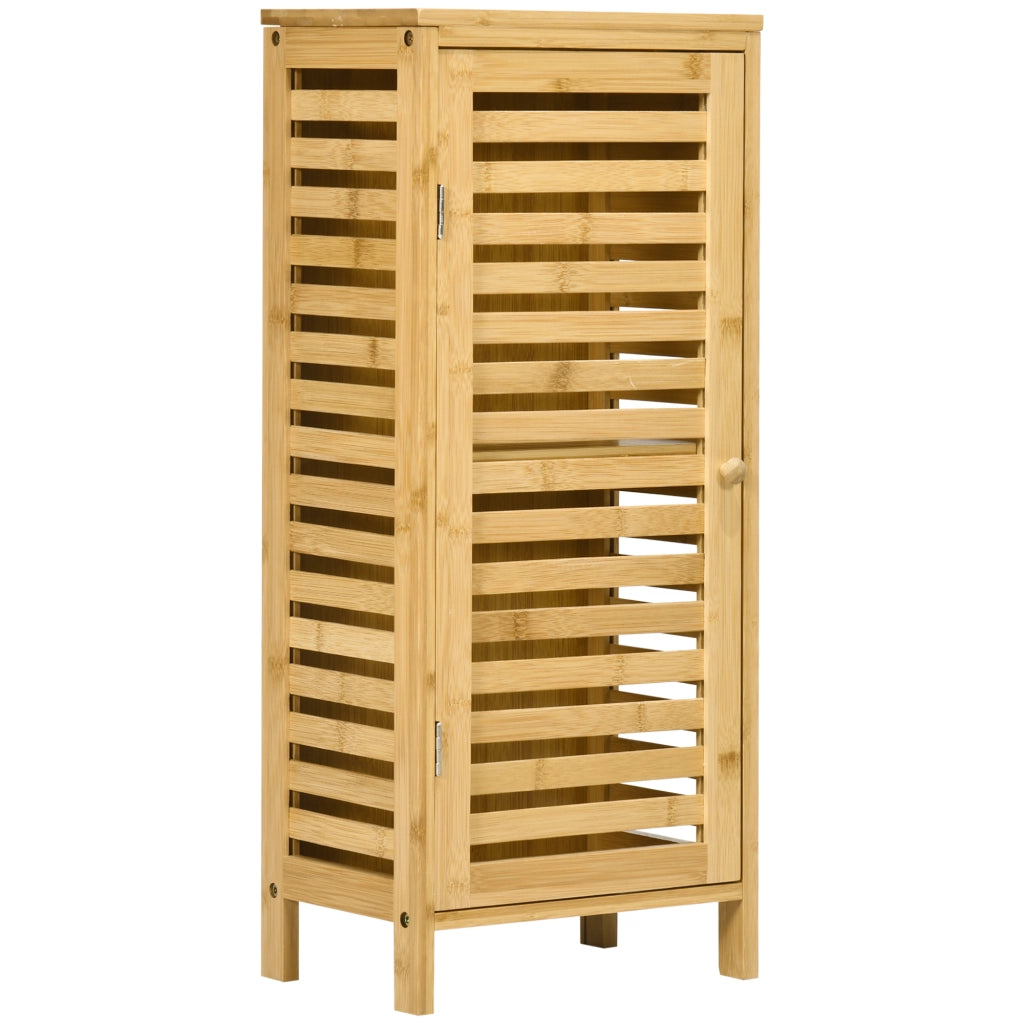 Mobile da Bagno ¨C Minimal ¨C Legno di Bamb¨´ Bianco 30x20x70 cm