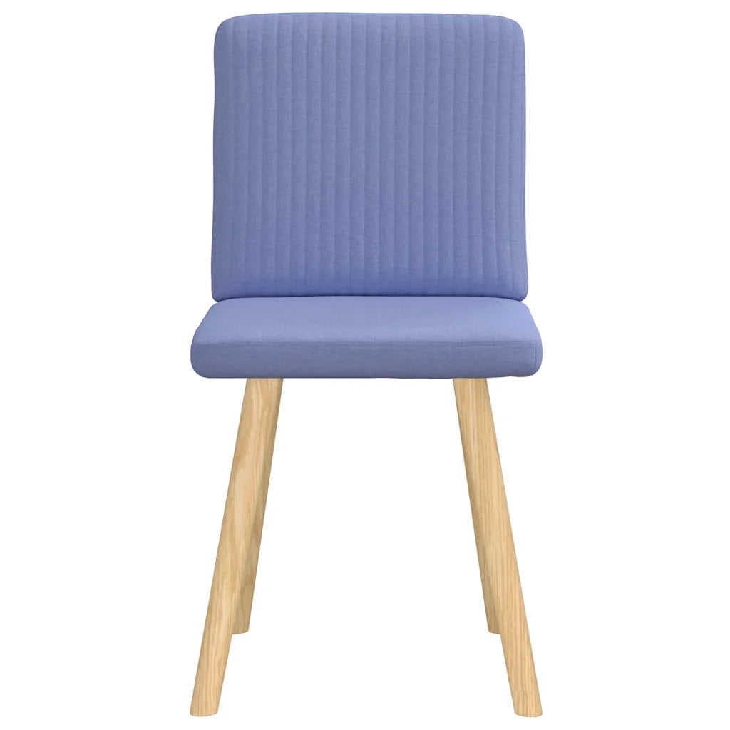 Sedie da Pranzo 2 pz Blu Jeans in Tessuto 4101207