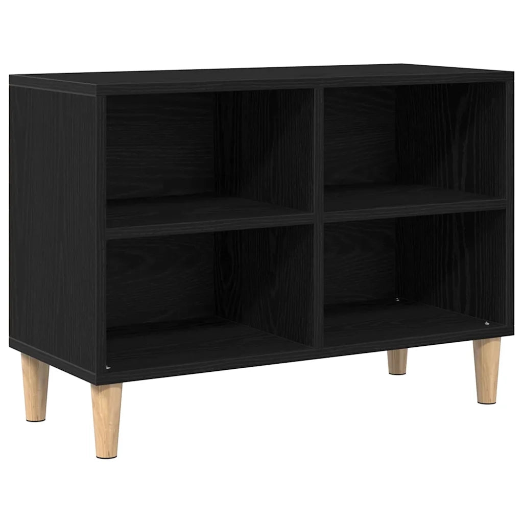 Mobile TV 69,5 x 30 x 50 cm Rovere Nero Legno ingegnerizzato 862583