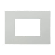 Placca Plastica Serie Venus 3P Colore Sabbia Compatibile Con Vimar Arke