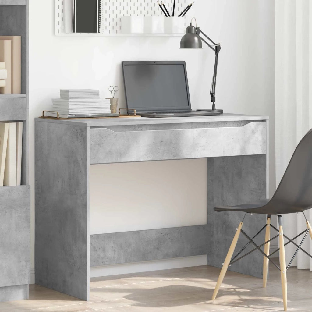 Scrivania Grigio Cemento 100 x 50 x 78 cm Legno ingegnerizzato 888940