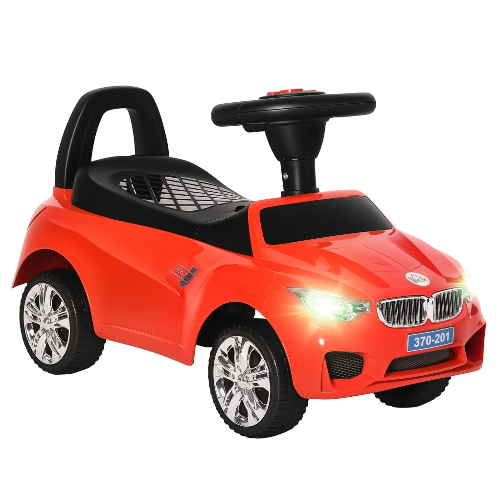 Macchinina per Bambini Cavalcabile con Volante ¨C Minimal ¨C Rosso