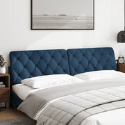 Cuscino Testiera Blu 200 cm in Tessuto 4019246