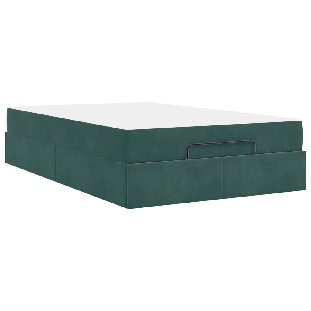 Struttura letto con materasso 2 pcs Verde Velluto 3399555