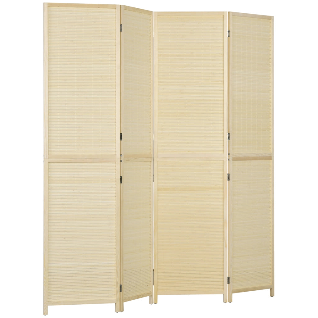 Paravento Pieghevole a 4 Ante ¨C Minimal ¨C Bamb¨´ Rattan 180x180x1.6 cm
