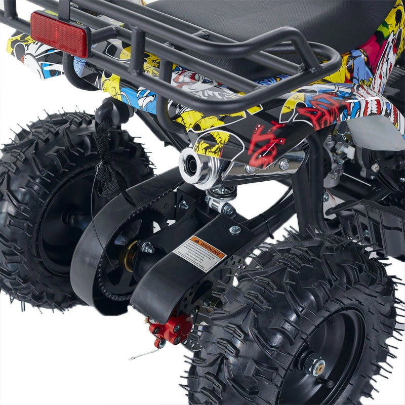 Miniquad ATV KXD Mini Hunter M8ES Ruota 6"-Giallo