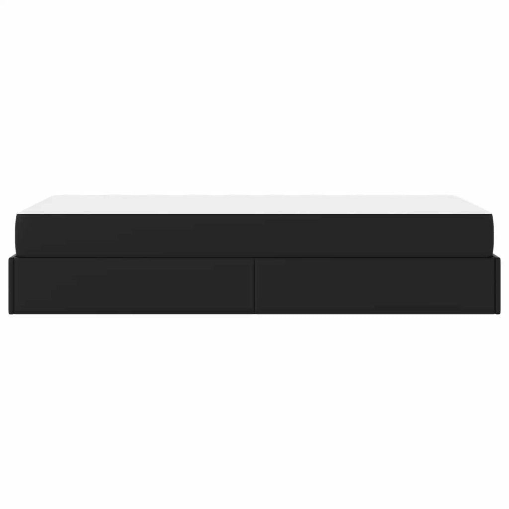 Struttura letto con materasso Altro 2 pcs Nero PVC 3399409