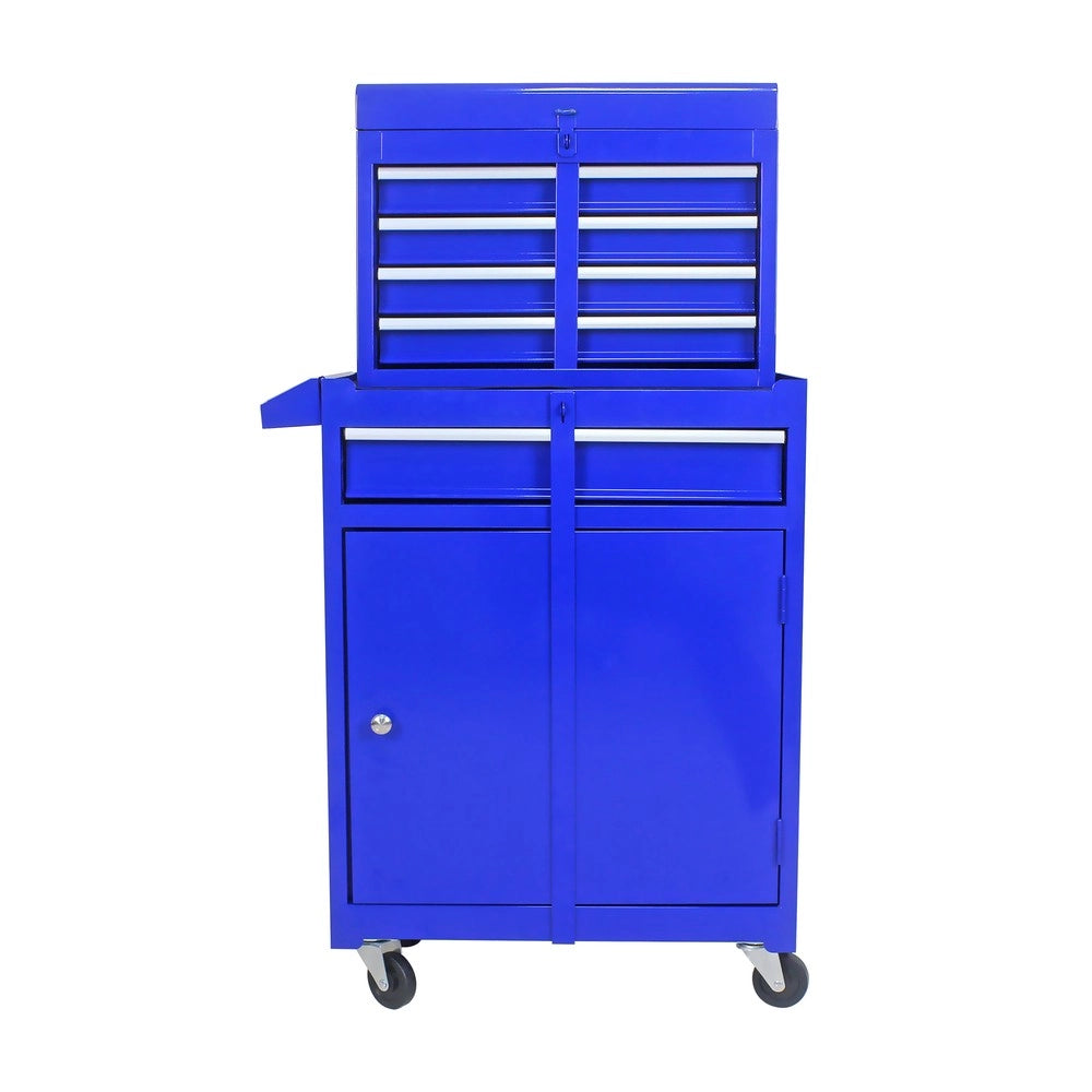 Cassettiera Mobile con Ruote e Ripiani Regolabili ¨C MINIMAL ¨C Blu, 5 Cassetti