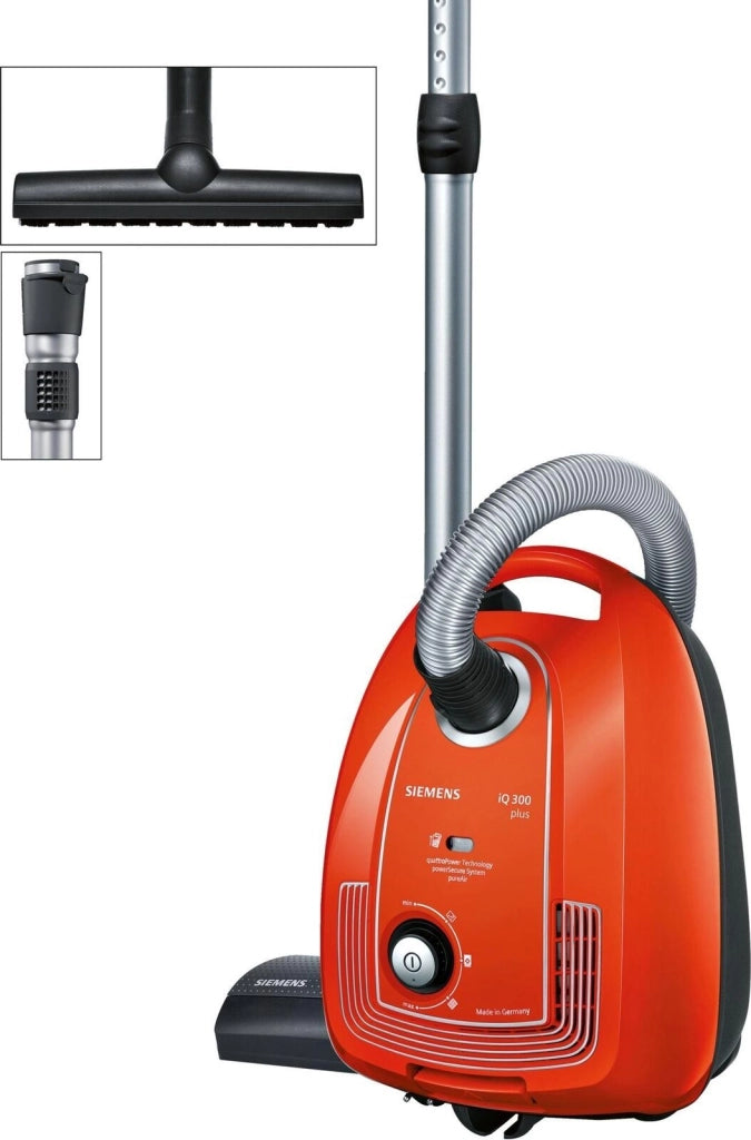Siemens VSP3AAAA iQ300 Aspirapolvere a traino quattroPower 4 L 750 W 77 dB colore Rosso