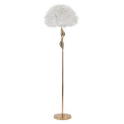 Lampada da Terra Sottile Bianca Ø50X165 cm - SLIM