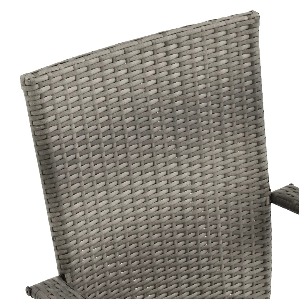 Set Mobili da Pranzo per Giardino 3 pz Grigio 3068699