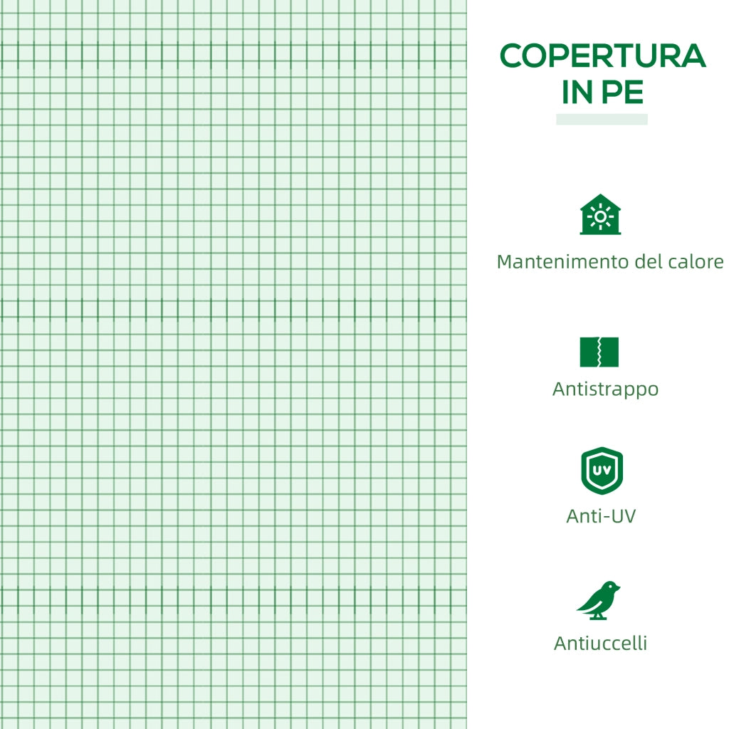 Serra da Giardino ¨C Minimal ¨C Verde 120x60x60cm