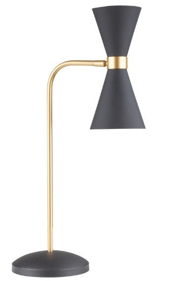 Lampada da scrivania CORNET Maxlight nero oro LED 10W
