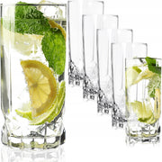 Set di 6 bicchieri alti KADAX da 325 ml per acqua.